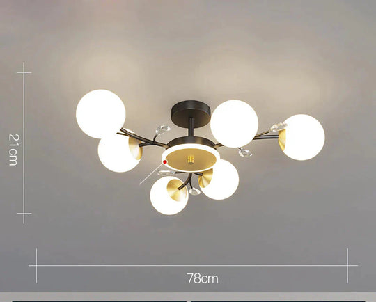 Nordic Living Room Lamp Simple Modern Atmosphere Luxury Ceiling Lamp