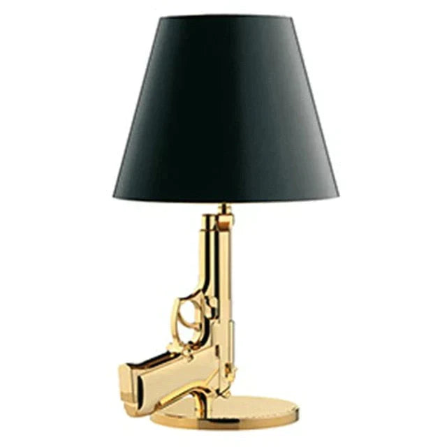 Nordic Modern Ak47 Gun_Lounge Silvery Gold Lustre Bedroom Lamp Led Floor Lamps Kids Children Room