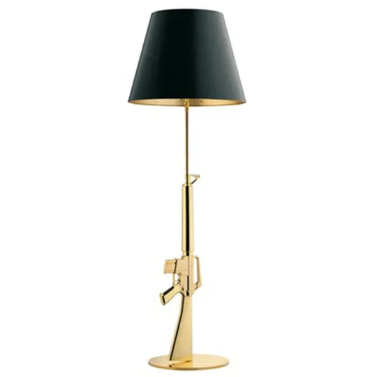 Nordic Modern Ak47 Gun_Lounge Silvery Gold Lustre Bedroom Lamp Led Floor Lamps Kids Children Room