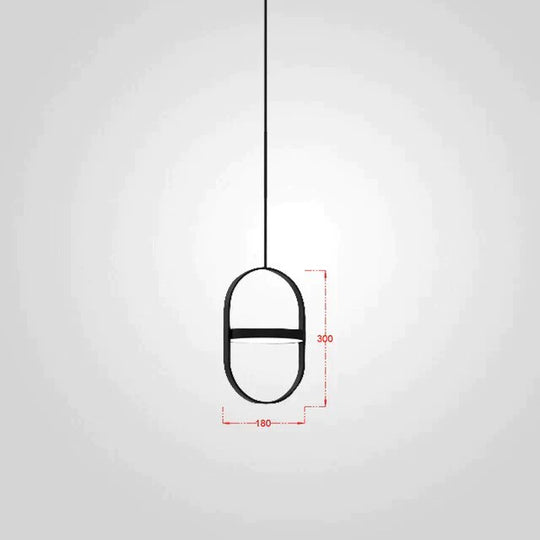 Nordic Modern Geometry Simple Rotary Pendant Lights Designer luminarias Circular Hanging Lamp Bar Bedside Light Fixtures