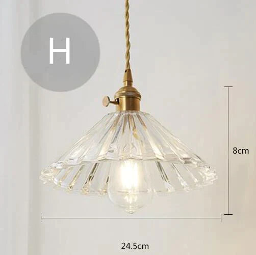 Nordic Post-modern Creative Glass Single-head E27 Pendant Light For Dining Room Living Room Bedroom Restaurant Cafe Store Window