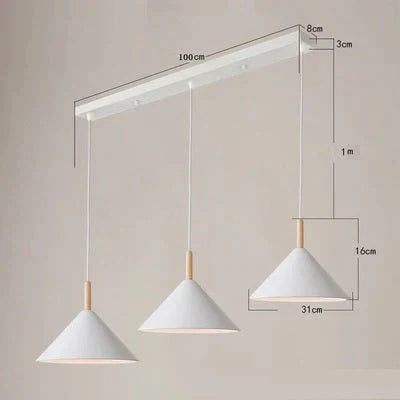 Nordic Simple Kitchen Pendant Light Kitchen Island Dining Room Suspension Lamp LED Light  Ceiling Kitchen Lamp Lighting