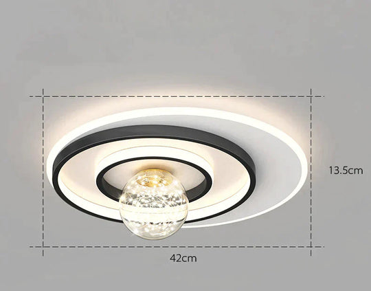 Nordic Simple Modern Atmosphere Light Luxury Living Room Bedroom Ceiling Lamp