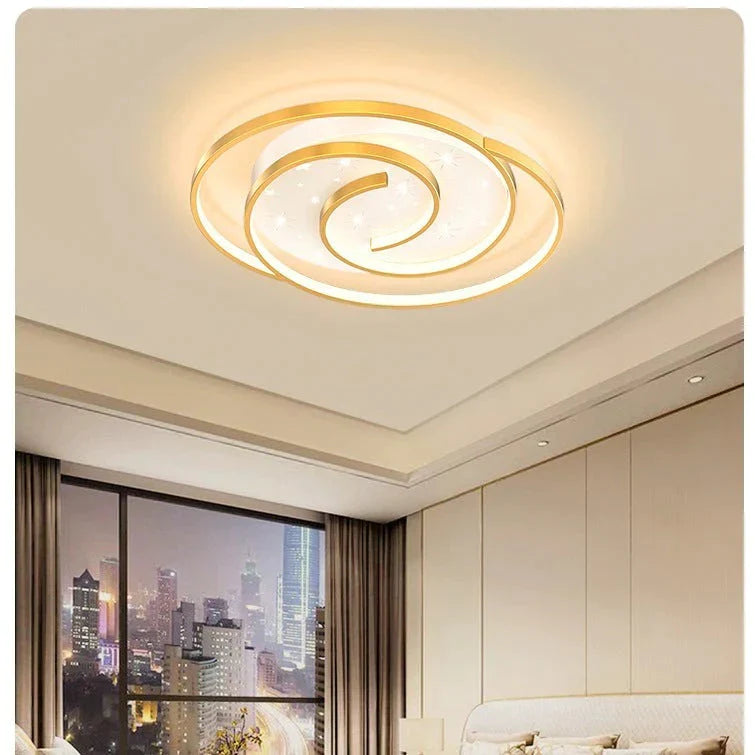 Nordic Simple Modern Atmosphere Light Luxury Living Room Bedroom Ceiling Lamp