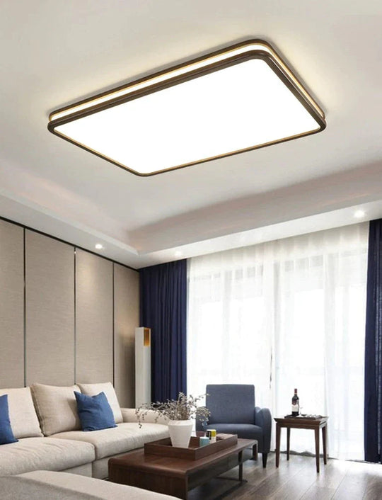 Nordic Walnut Color Indoor Ceiling Lamp