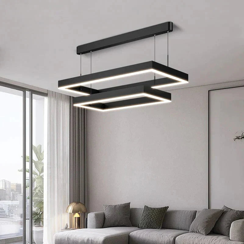 Nova  - Minimalist  Rectangle Creative Chandelier