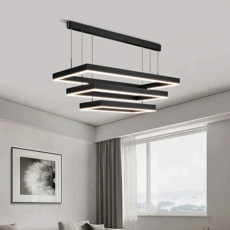 Nova - Minimalist Rectangle Creative Chandelier