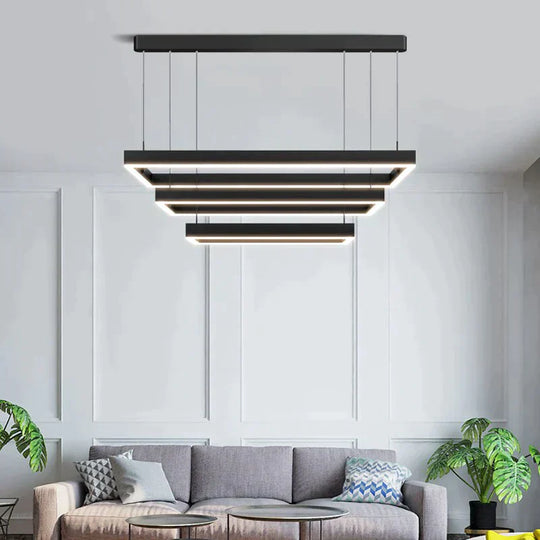 Nova - Minimalist Rectangle Creative Chandelier