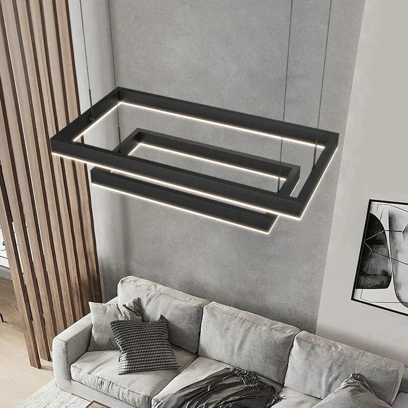 Nova - Minimalist Rectangle Creative Chandelier