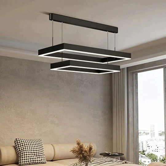 Nova - Minimalist Rectangle Creative Chandelier