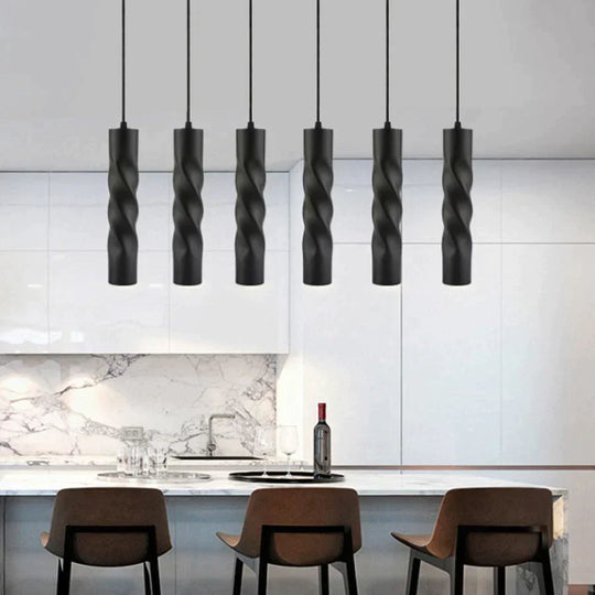 Pendant Lamp Dimmable Lights Hanging Lamp Kitchen Island Dining Room Shop Bar Counter Decoration Cylinder Pipe Kitchen Lights