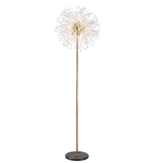 Post-modern Luxury Wind Floor Lamp Living Room Lamp Bedroom Study Vertical Table Lamp Luxury Dandelion Floor Lamp