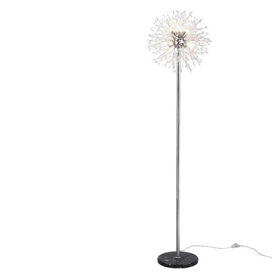 Post-modern Luxury Wind Floor Lamp Living Room Lamp Bedroom Study Vertical Table Lamp Luxury Dandelion Floor Lamp