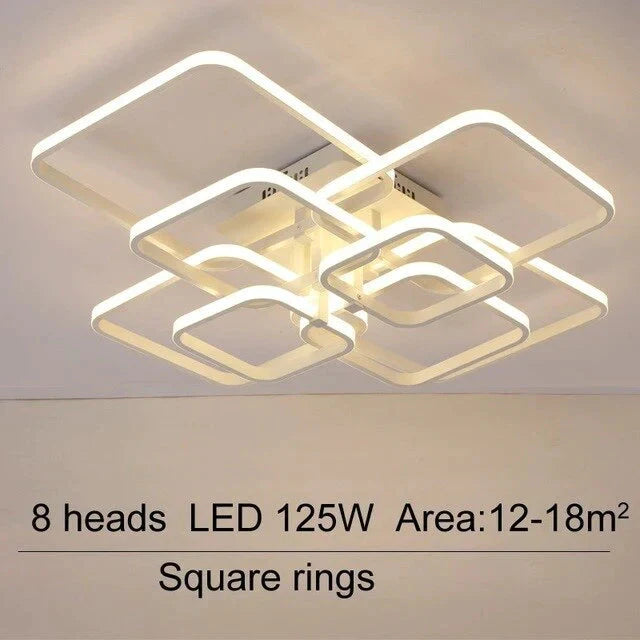 Acrylic Modern LED Chandelier For Living Room Bedroom LED Lustres Large Ceiling Chandelier Lighting Fixtures