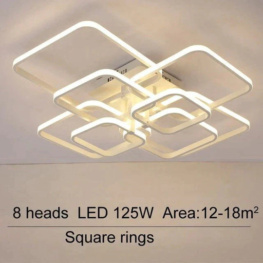 Acrylic Modern Led Chandelier For Living Room Bedroom Lustres Large Ceiling Lighting Fixtures