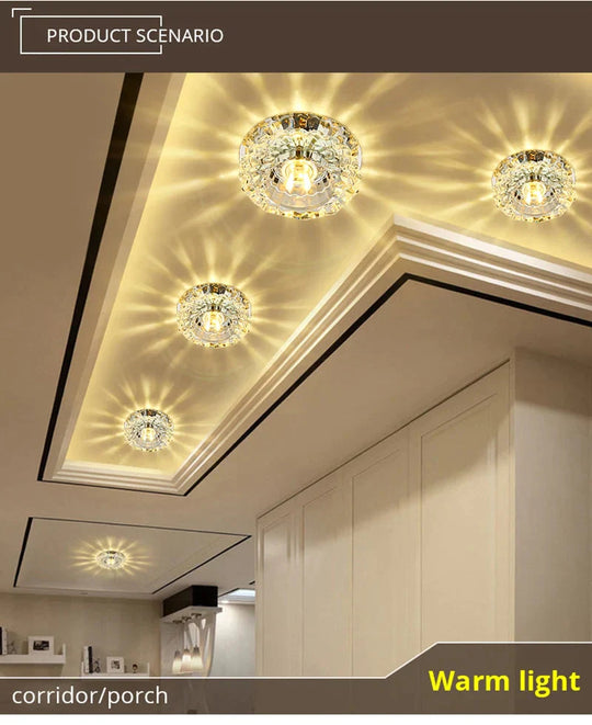 Flush Mount Small LED Ceiling Light for Art Gallery Decoration Front Balcony lamp Porch light corridors Light Fixture