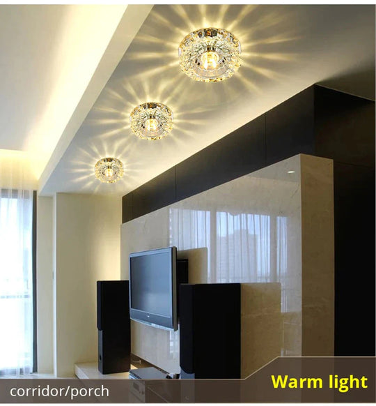 Flush Mount Small LED Ceiling Light for Art Gallery Decoration Front Balcony lamp Porch light corridors Light Fixture