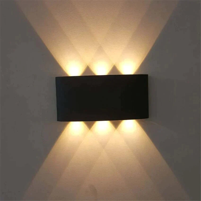 LED Wall Light Outdoor Waterproof Modern Nordic Style Indoor Wall Lamps Living Room Porch Garden Lamp 2W 4W 6W 8W 12W NR-69