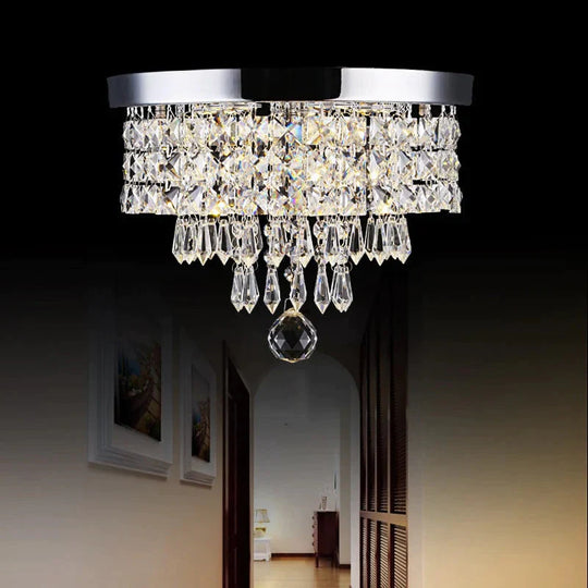 Modern Crystal LED Ceiling light Fixture For Indoor Lamp lamparas de techo Surface Mounting Ceiling Lamp For Bedroom Dining Room