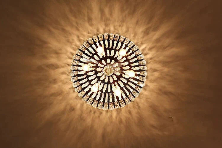 Modern Crystal LED Ceiling light Fixture For Indoor Lamp lamparas de techo Surface Mounting Ceiling Lamp For Bedroom Dining Room