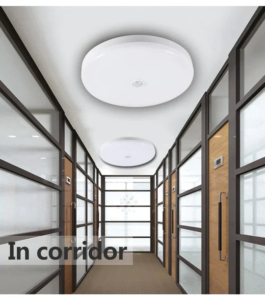 Smart LED Ceiling Lights 12W 18W  PIR Motion Sensor Ceiling Lamp Lighting for Living Room Hallway Stairway Garage Porch