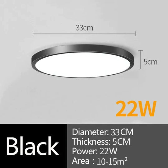 Modern LED Ceiling Lights Lighting Round 16W 15W 20W 30W 50W Led Ceiling Lamp Light For Home Bedroom Bathroom Living Room