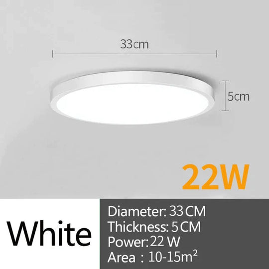 Modern LED Ceiling Lights Lighting Round 16W 15W 20W 30W 50W Led Ceiling Lamp Light For Home Bedroom Bathroom Living Room