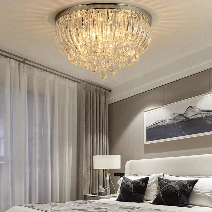 Modern Crystal Ceiling Lights For Kitchen Living Room Kids Bedroom Lamp Vintage Led Dining Light