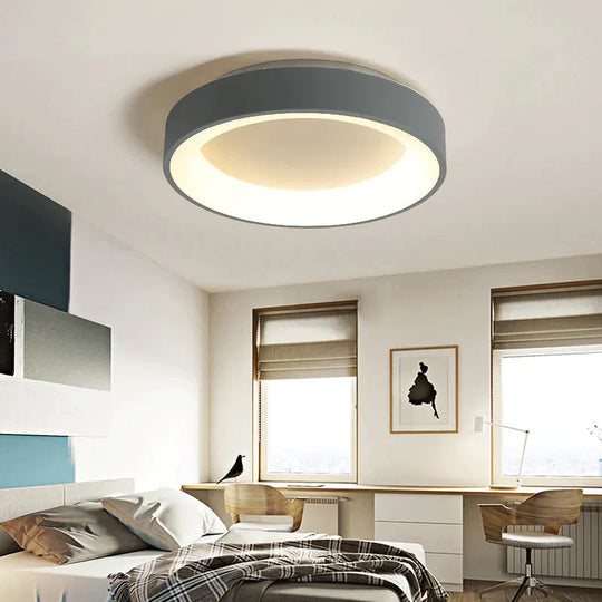 Round Modern Led Ceiling Lights For Living Room Bedroom Study Room Dimmable+RC Ceiling Lamp Fixtures