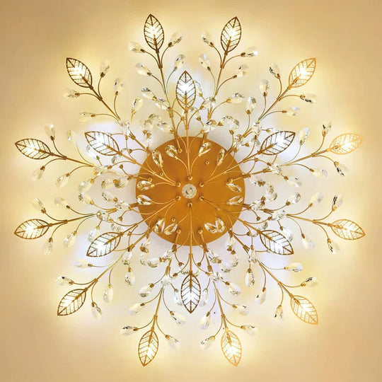 Modern Ceiling Light For Living Room Led Crystal Ceiling Lamp Bedroom Crystal Lamps Dining Gold Loft Lighting Crystal Fixtures