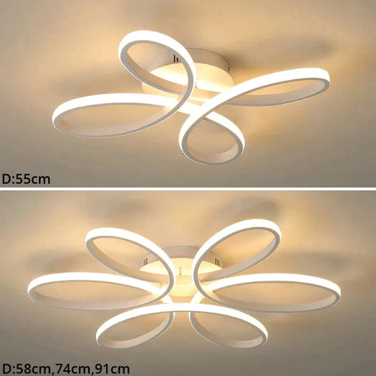 Modern Led Ceiling Lamp Lighting For Living Room Lustre Lamparas Light 72W 90W 120W Lampadario Lamp