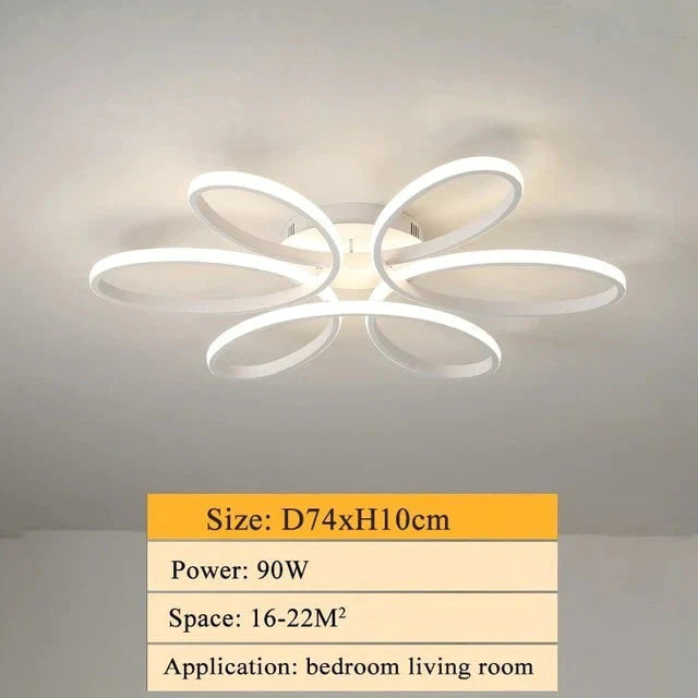 Modern Led Ceiling lamp Lighting For Living Room Lustre Lamparas Ceiling Light 72W 90W 120W Lampadario Lamp Lighting