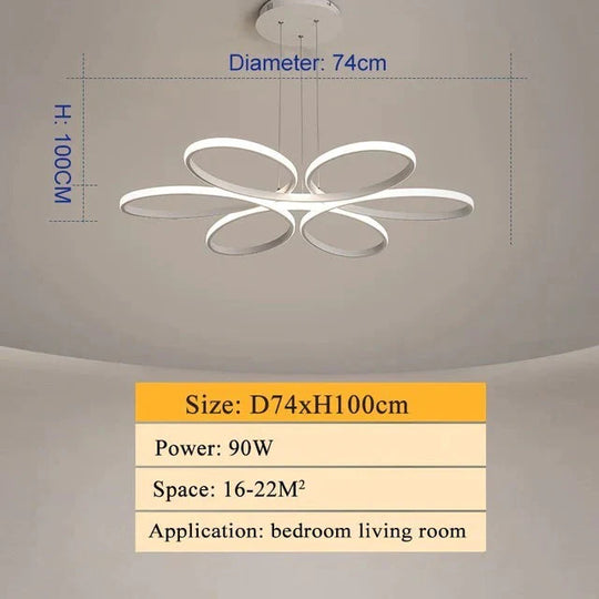 Modern Led Ceiling lamp Lighting For Living Room Lustre Lamparas Ceiling Light 72W 90W 120W Lampadario Lamp Lighting