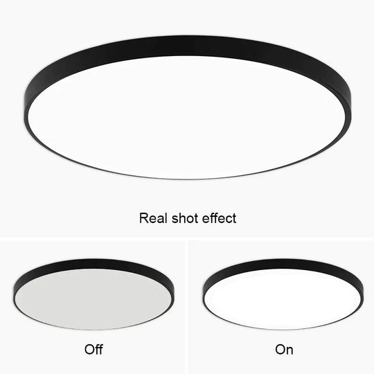 LED Ceiling Light Acryl Alloy Modern Lamp Living Room Lighting Round & Square 3CM Super Thin LED Light for Bedroom Kitchen