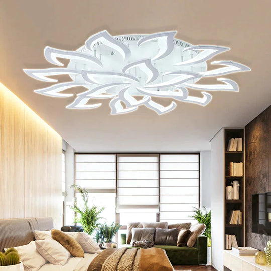 Modern Led Ceiling Lights For Living Room Kitchen Bedroom Kids' Room  Dimmable Lamp Art Deco Fixture With Remote Control