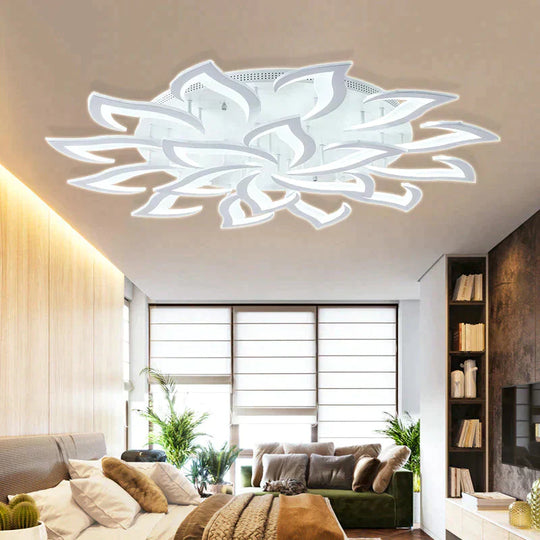 Modern Led Ceiling Lights For Living Room Kitchen Bedroom Kids Dimmable Lamp Art Deco Fixture With