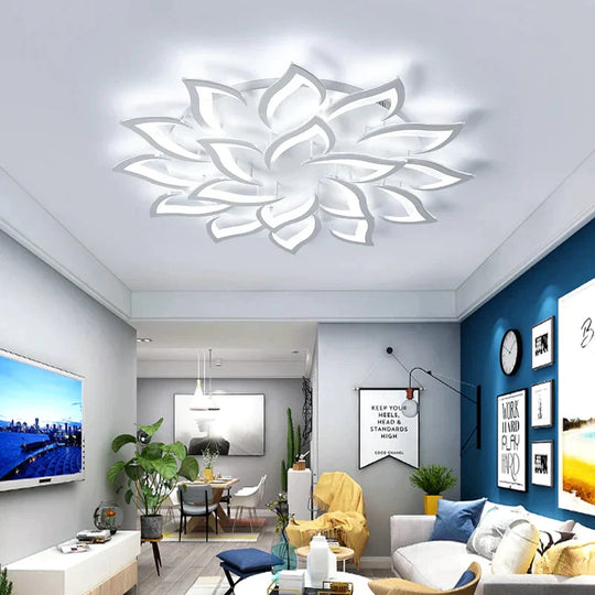 Modern Led Ceiling Lights For Living Room Kitchen Bedroom Kids' Room  Dimmable Lamp Art Deco Fixture With Remote Control