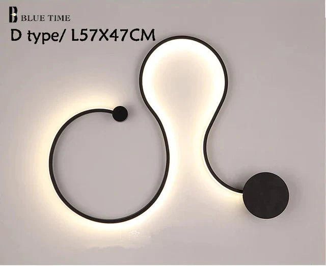 Simple Modern LED Ceiling Light Black&White Body  Lustres Led Ceiling Lamp Living Room Bedroom Beside room Luminaire