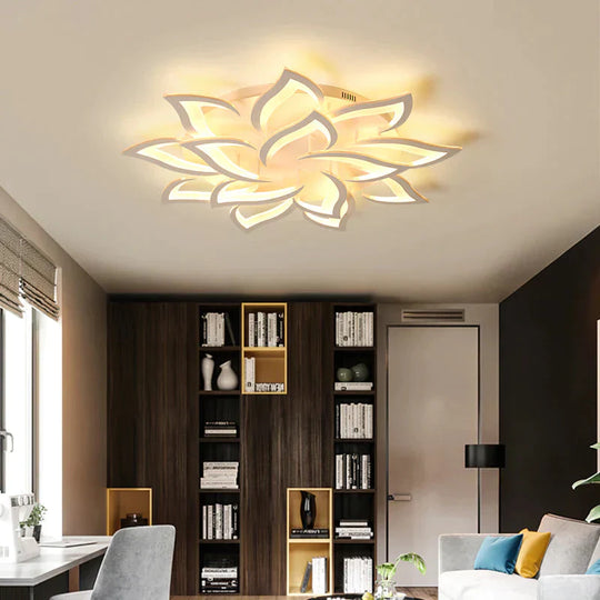 Acrylic Ceiling Lamp Living Room Kitchen Bedroom Modern Remote  Control  Colorful Atmosphere Ceiling Light  Fixture Deco