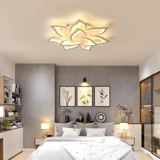 Acrylic Ceiling Lamp Living Room Kitchen Bedroom Modern Remote  Control  Colorful Atmosphere Ceiling Light  Fixture Deco