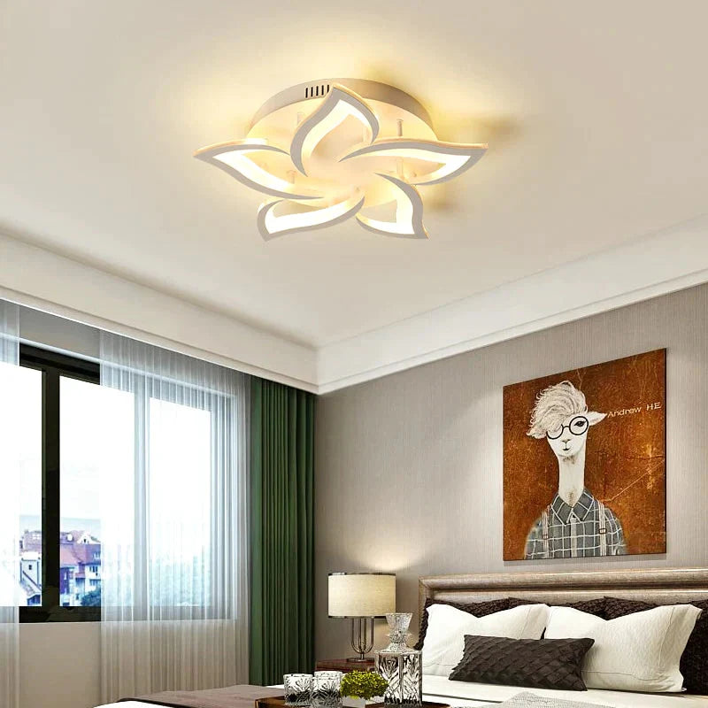 Acrylic Ceiling Lamp Living Room Kitchen Bedroom Modern Remote  Control  Colorful Atmosphere Ceiling Light  Fixture Deco