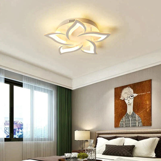 Acrylic Ceiling Lamp Living Room Kitchen Bedroom Modern Remote Control Colorful Atmosphere Light