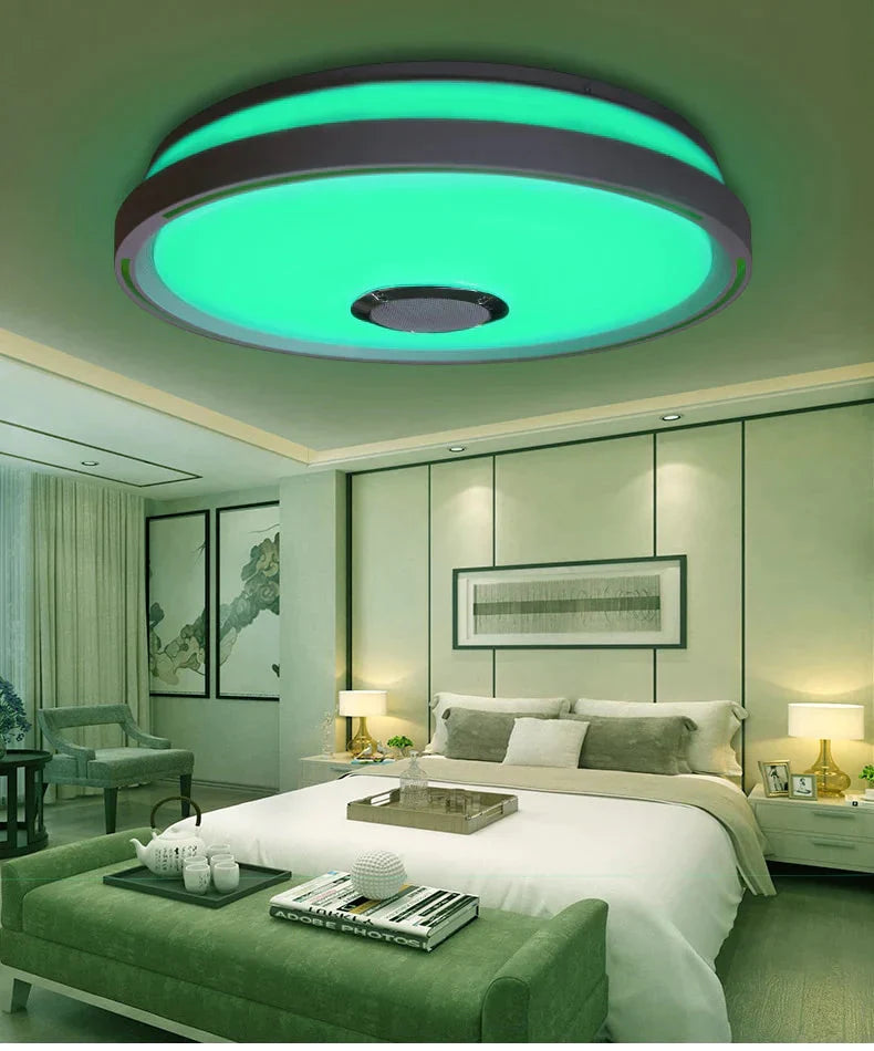 Music LED Ceiling Lights RGB APP Control Ceiling Lamp Bedroom 36W Living Room Light Lampara De Techo Ceiling Light