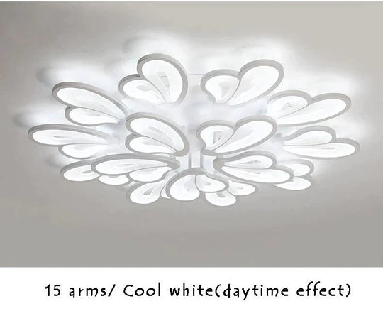 Modern Led Ceiling Lights For Living Room Dining Bedroom Foyer Luminaries White Frame Lamps Input