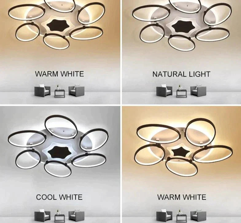 Dimmable Modern Led Ceiling Lights For Living Room Bedroom Home Lighting Kids Lamp Surface Mount