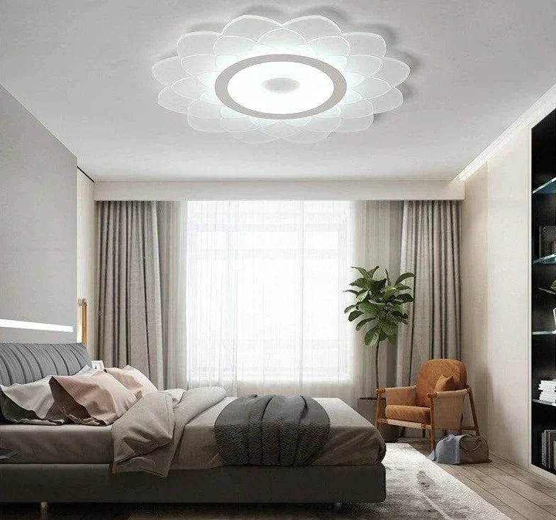 Led Home Lights For Living Room Modern LED Ceiling Lights With Remote Control Indoor Home Lamps Lamparas Led De Techo