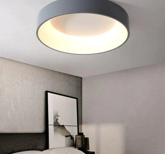 Modern Square/Round Ceiling Lights For Living Room Bedroom Dining Room White Color Frame Lamp Fixtures Lustres Lampadari  Dero