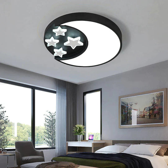 Modern Stars Lled Celling Lights For Living Room Bedroom Dining Room Acrylic Iron Body Indoor Home Lamp Lighting Fixtures