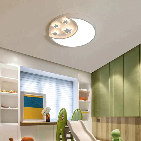 Modern Stars Lled Celling Lights For Living Room Bedroom Dining Acrylic Iron Body Indoor Home Lamp