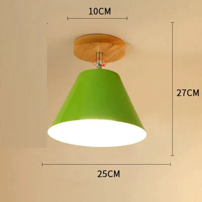 E27 Iron 5W Iron Ceiling Lamp Shade Ceiling Light Covers and Shades Triangle Metal Ceiling Lampshades 180 degree turn around cei